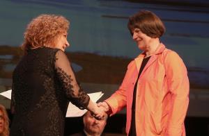 KONCERT OB PODELITVI NAGRAD IN PRIZNANJ FRANA GERBIČA NA SLIKI JASMINA POGAČNIK FOTO LJUBO VUKELIČ DC8B9477